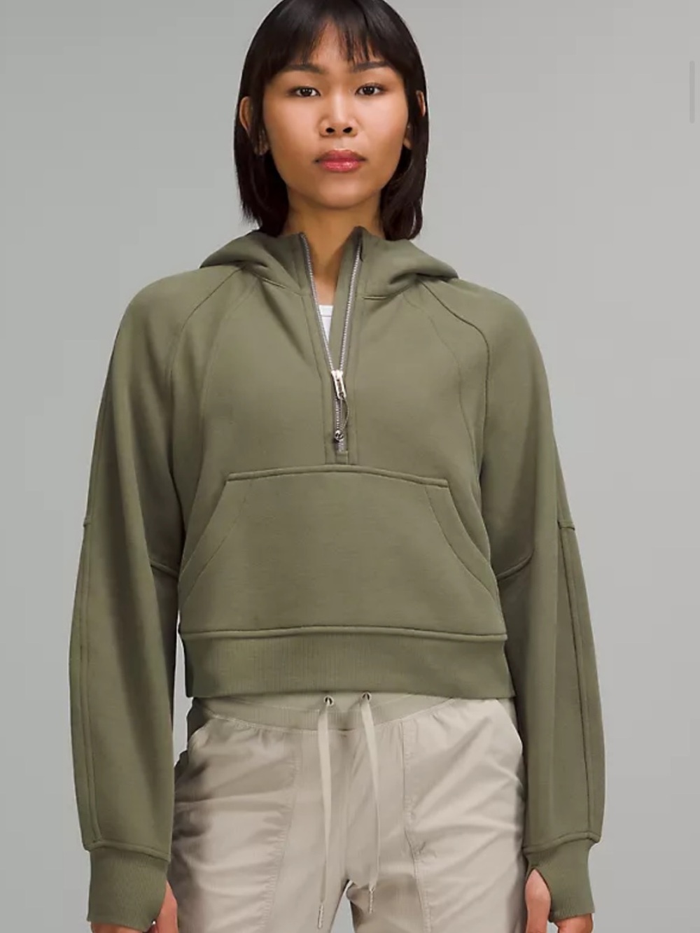 lululemon scuba oversized half-zip hoodie